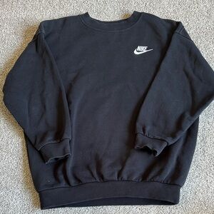 Nike Youth Crewneck Black Sweater